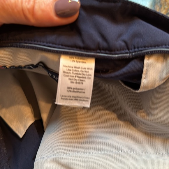 Vineyard Vines Men's Navy Stretch Flat Front Straight Leg Fairway Golf Pants - Picture 7 of 7